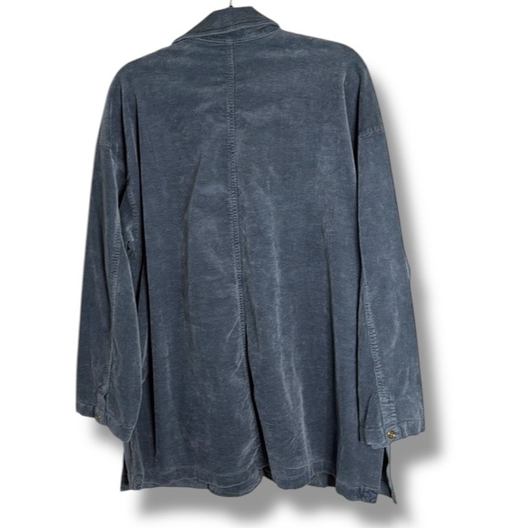 Pilcro Gray Washed Corduroy Blazer Size Large - Picture 7 of 7